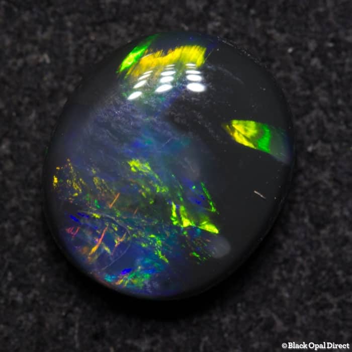 1.24 ct black opal 8x6.5x3mm