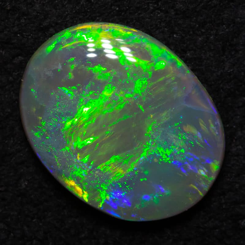 1.25ct dark opal 9.9x7.7x2.5mm