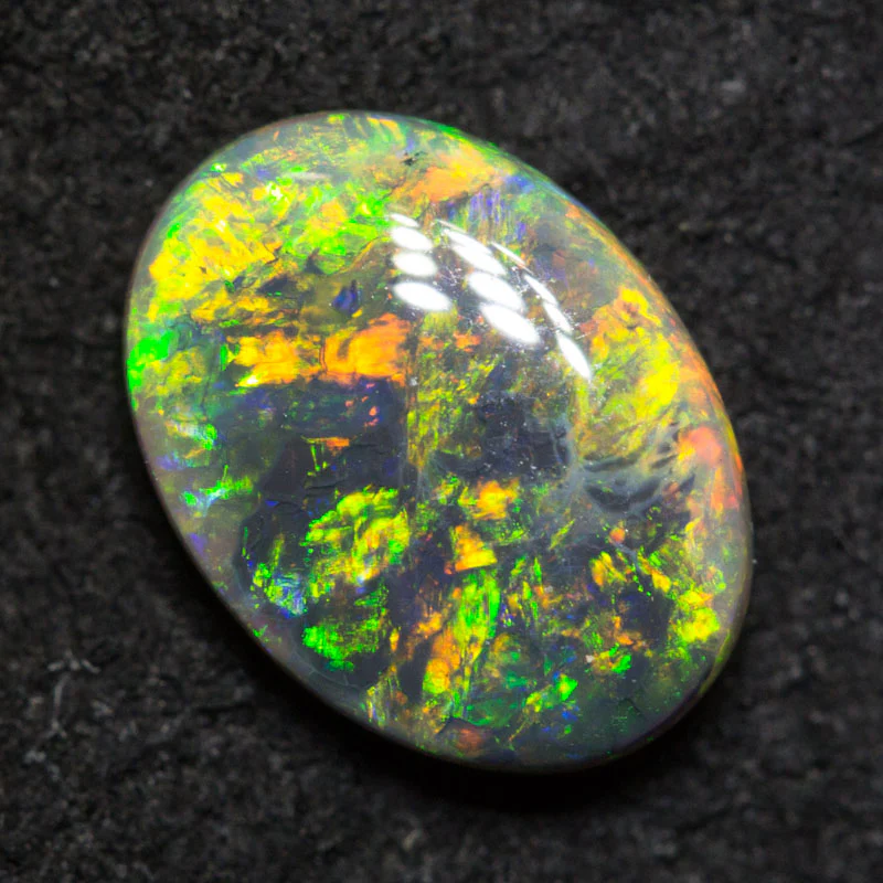 1.27 ct black opal 9.4x6.9x3.2mm