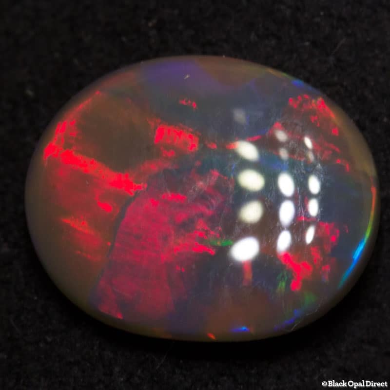 1.27 ct black opal 9x7x2mm