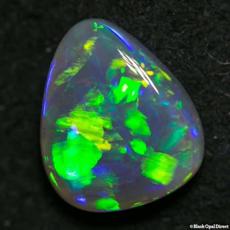 1.27 ct dark crystal opal 8.5x7x3mm