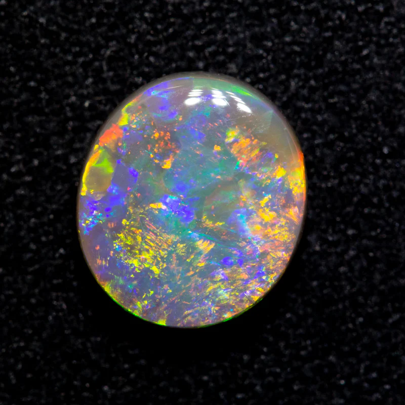 1.27 ct dark opal 8.1x7.2x3.1mm