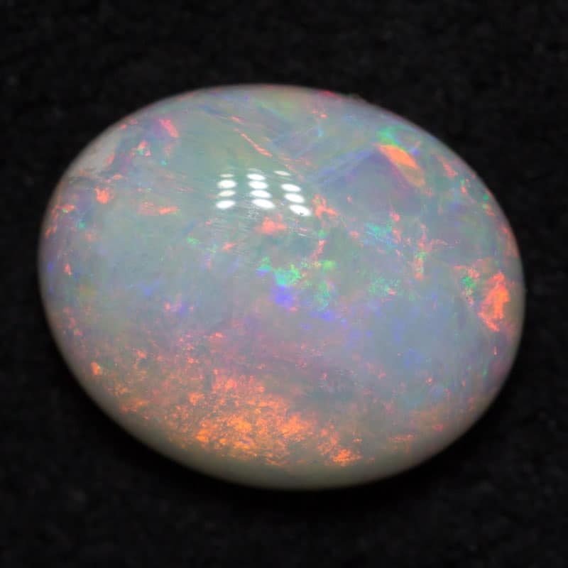 1.27 ct white opal 8x7x3mm