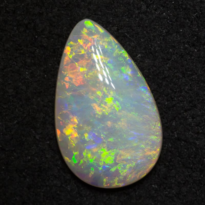 1.28 ct white opal 12.1x7.4x2.5mm