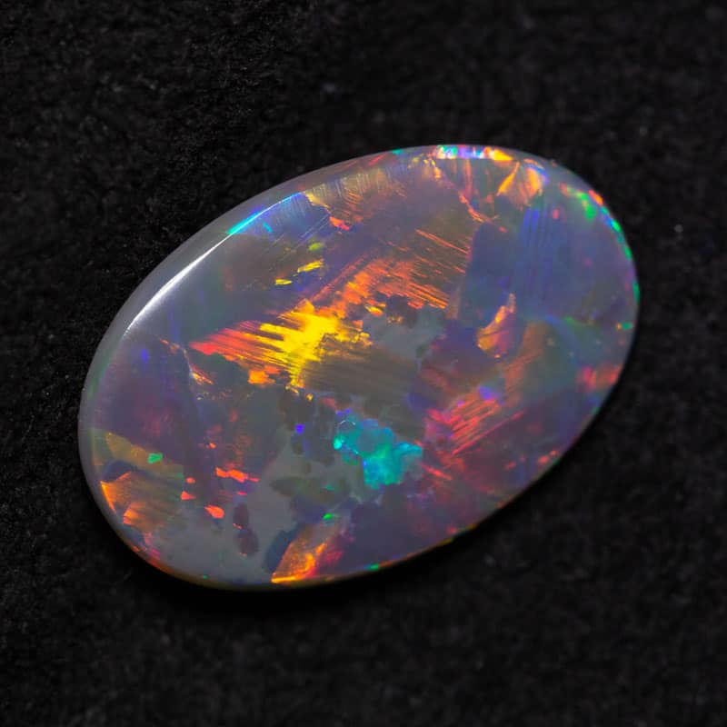 1.28ct black opal 12.5x8.5x1.5mm