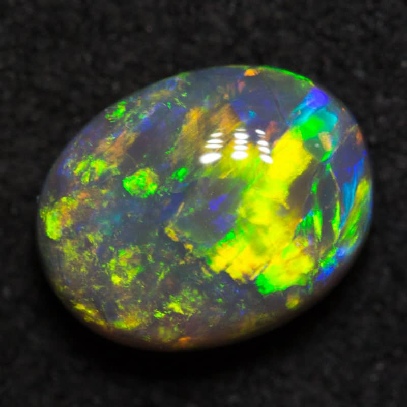 1.29 ct black opal 7.8x6x4.1mm