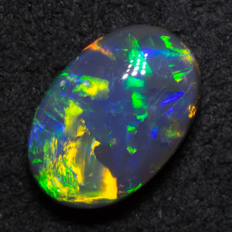 1.29 ct black opal 8.9x6.9x3.6mm