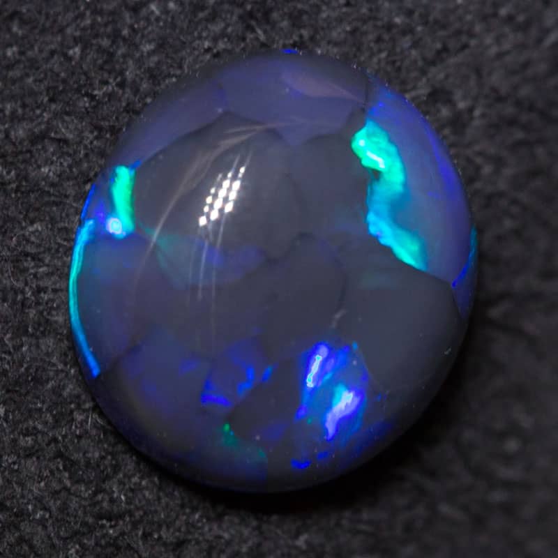 1.30 ct black opal 8x7x3mm