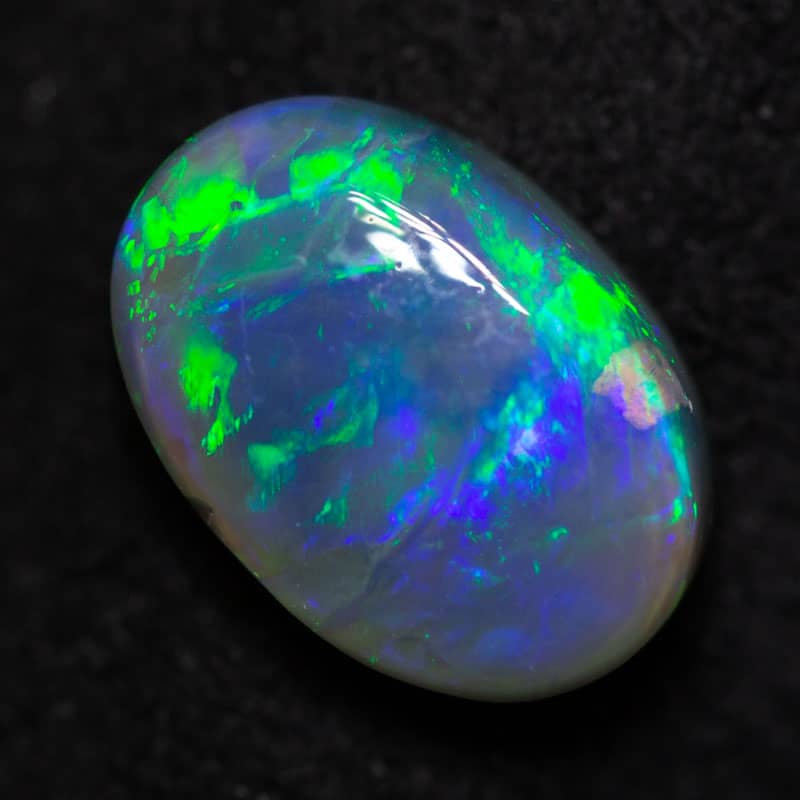 1.30 ct black opal 9x6.3x3.2mm