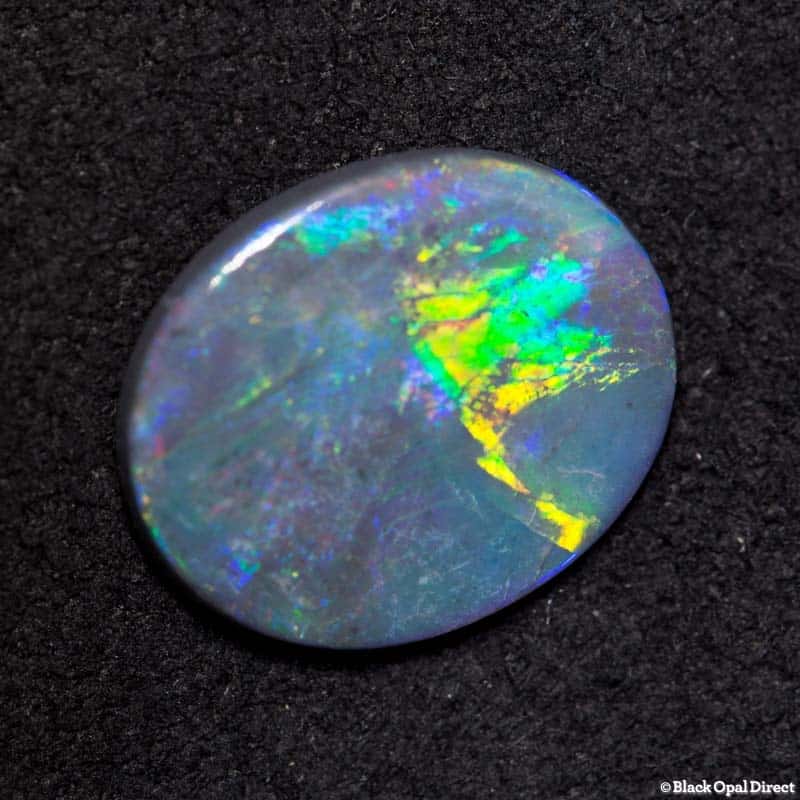 1.31 ct black opal 11x9x2mm