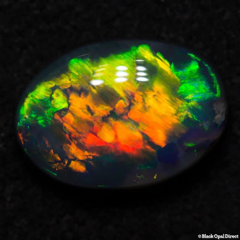 1.31 ct black opal gem 9x6x3mm