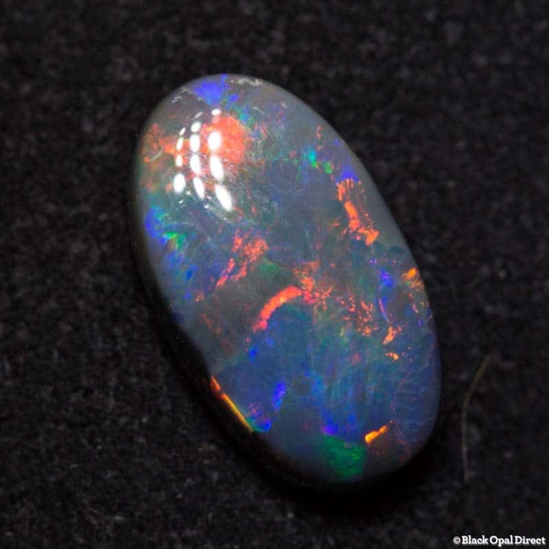 1.32 ct black opal 10x6x3mm