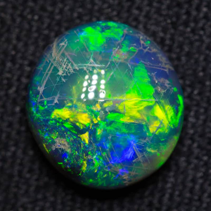 1.33 ct black opal 7.7x7.1x4.2mm