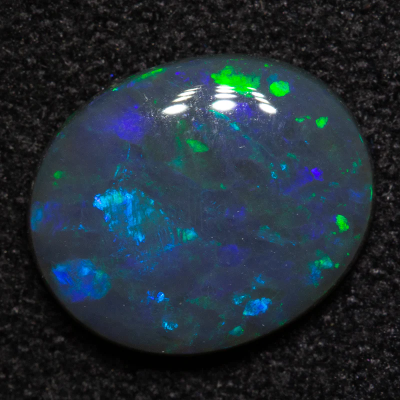 1.33 ct black opal 9.6x8x2.5mm