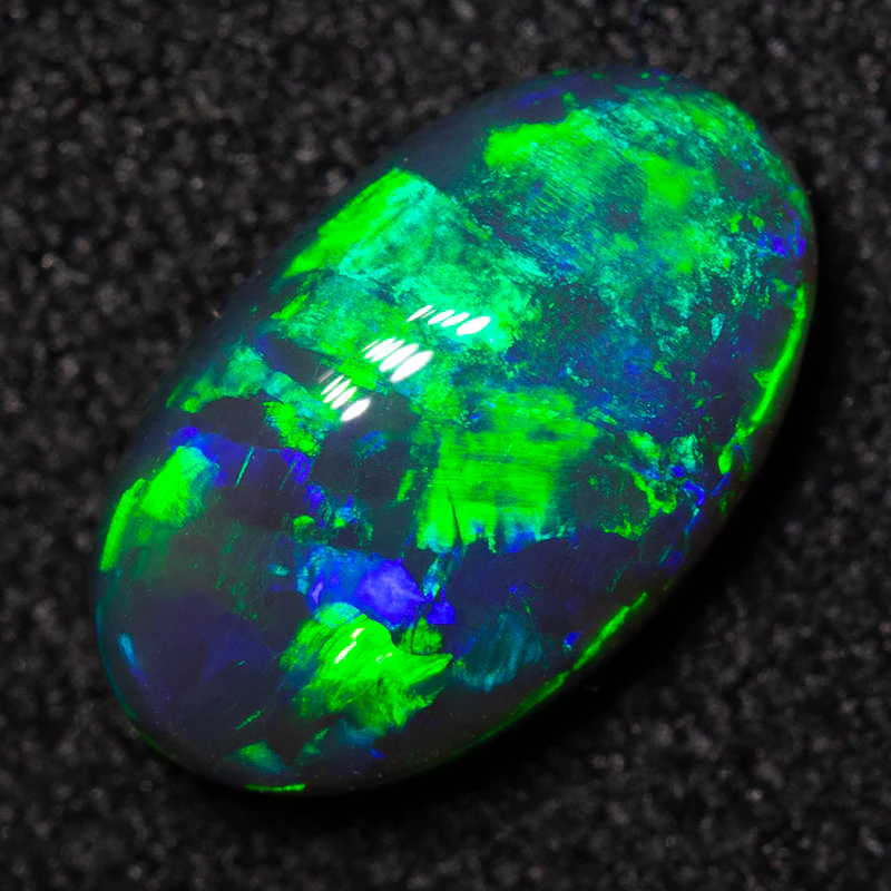 1.33 ct black opal 9.7x5.9x3.8mm