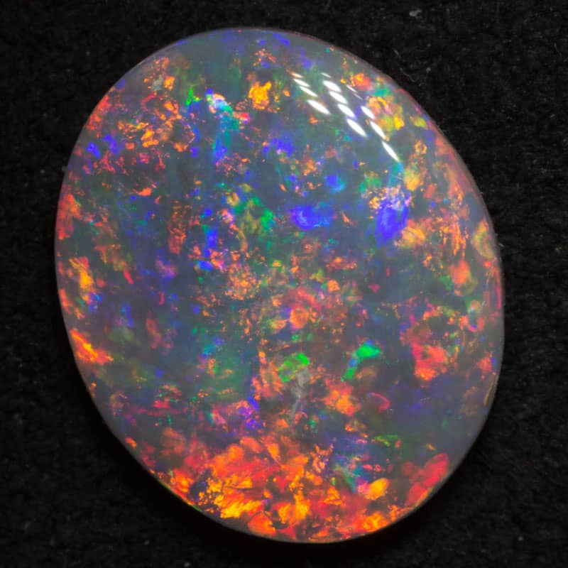 1.33ct dark opal 10x8.5x2mm