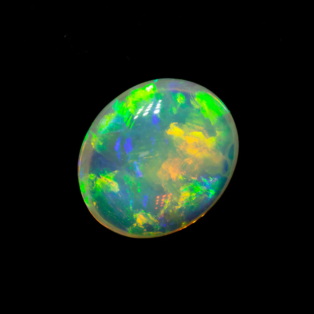 1.34 ct double-sided crystal opal 8.9x7.9x3.3mm
