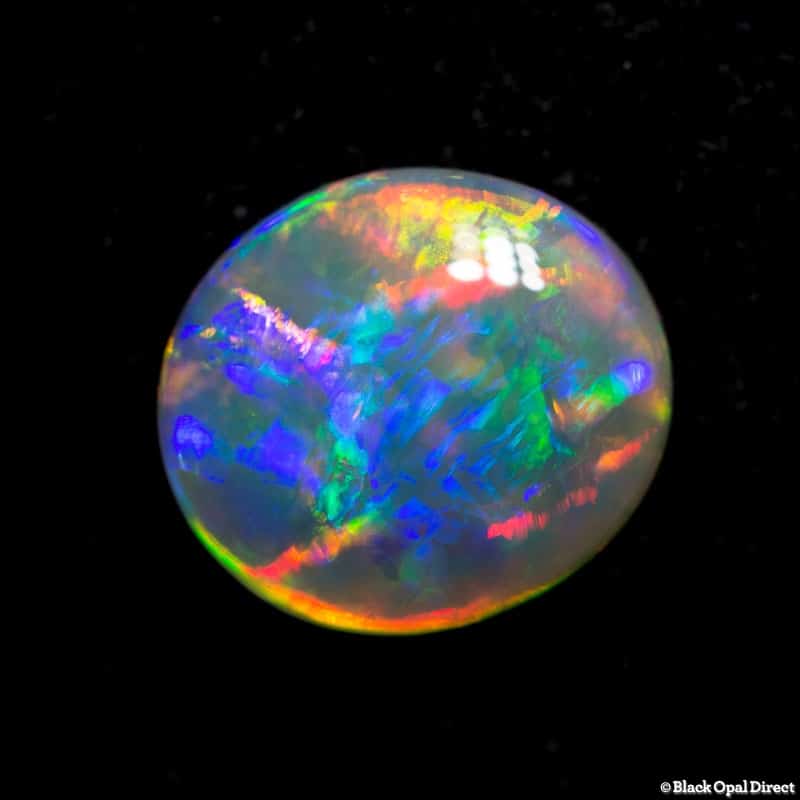 1.34 ct crystal opal 9.5x8.5x2.5mm