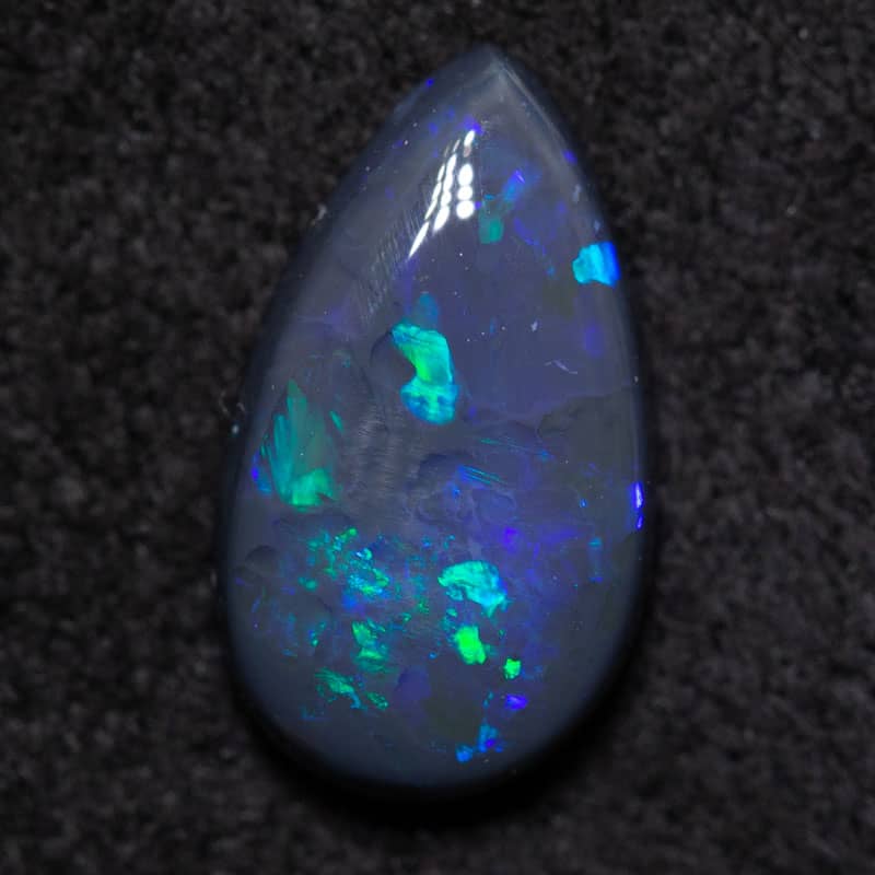 1.35 ct black opal 10.8x6.3x3.2mm
