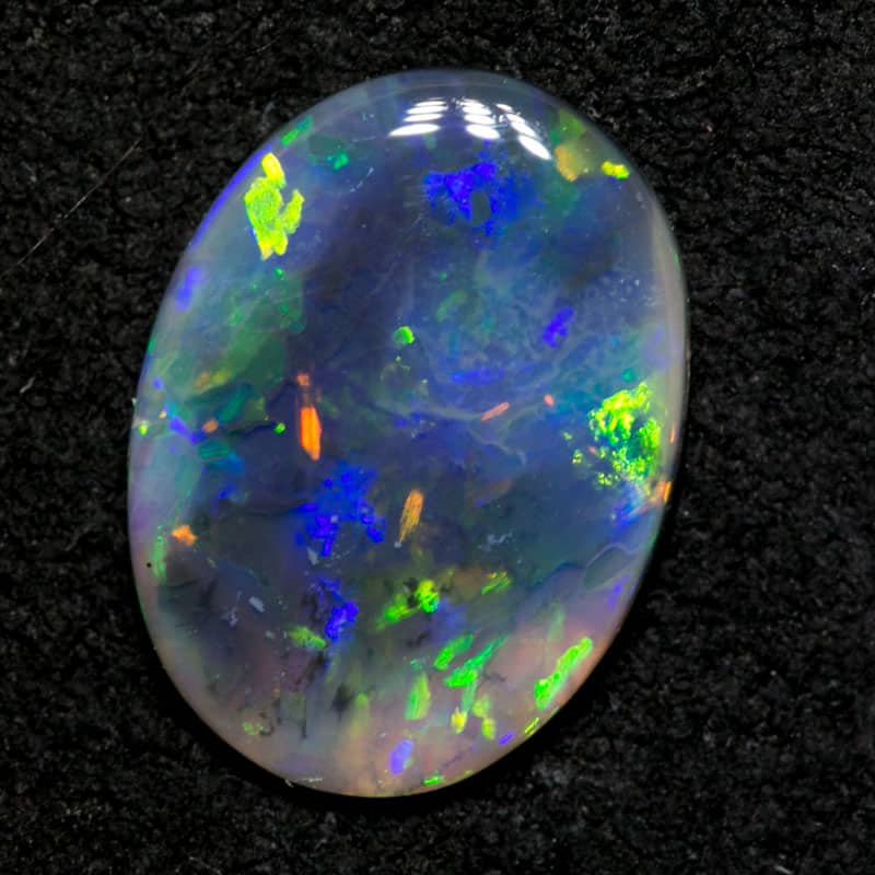 1.35 ct black opal 11x8x2mm