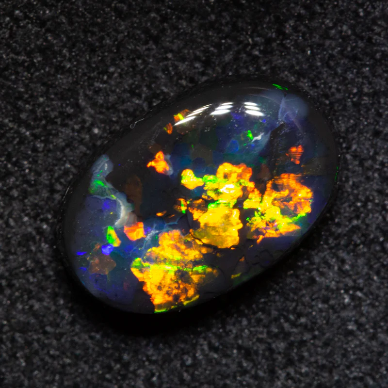 1.35 ct black opal 9.4x6.2x3.3mm