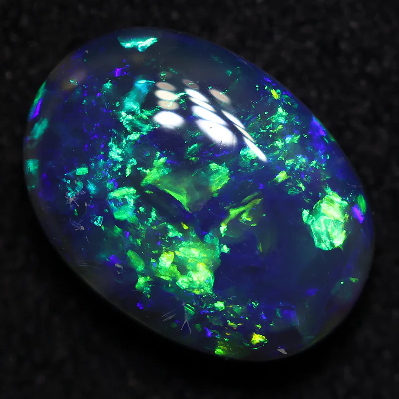 1.36 ct black opal 9.2x6.8x3.4mm