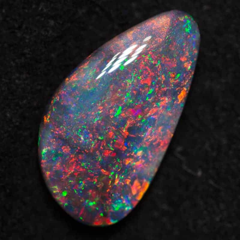 1.37 ct black opal 11.4x6.3x3.3mm