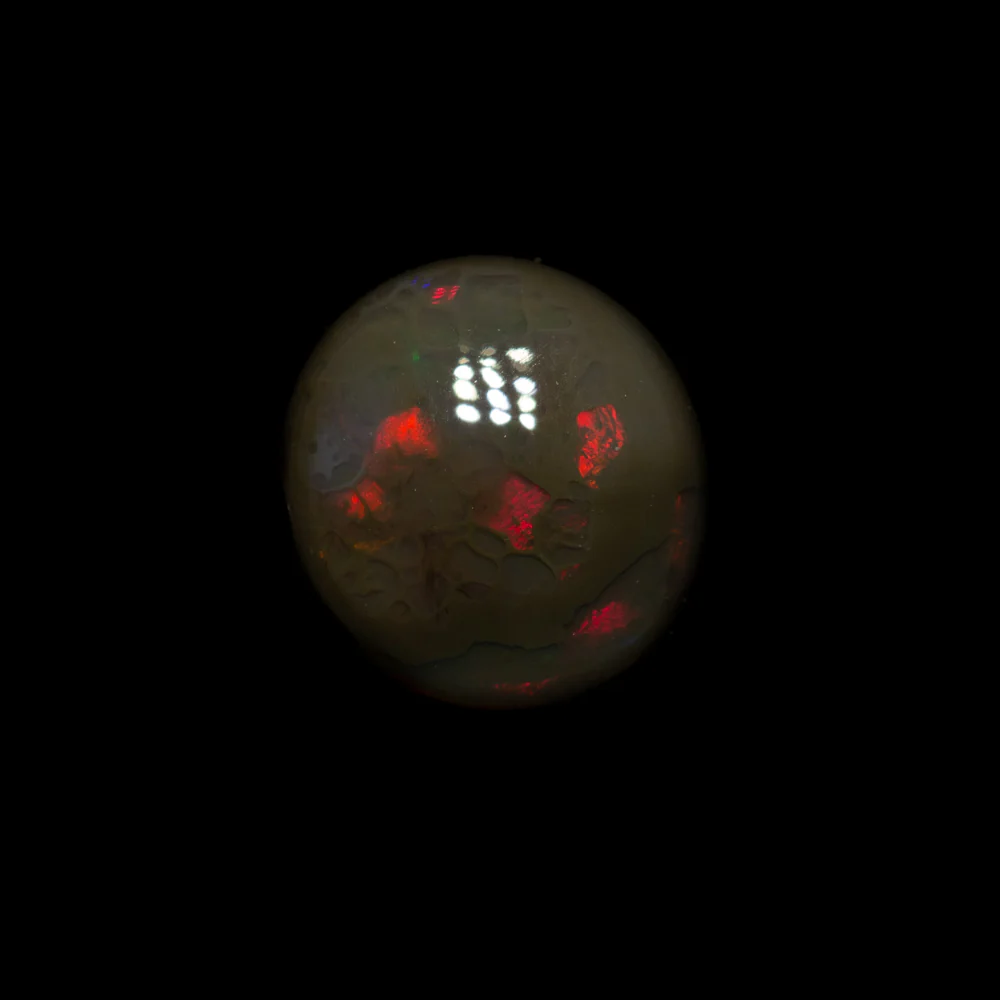 1.37 ct black opal 7.8x7.3x3.7mm