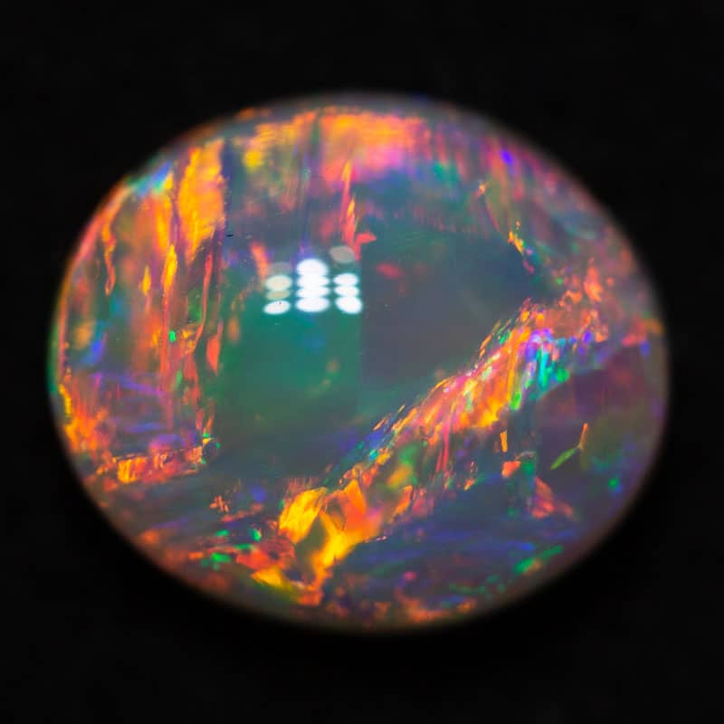 1.37 ct gem crystal opal 8x7x4mm