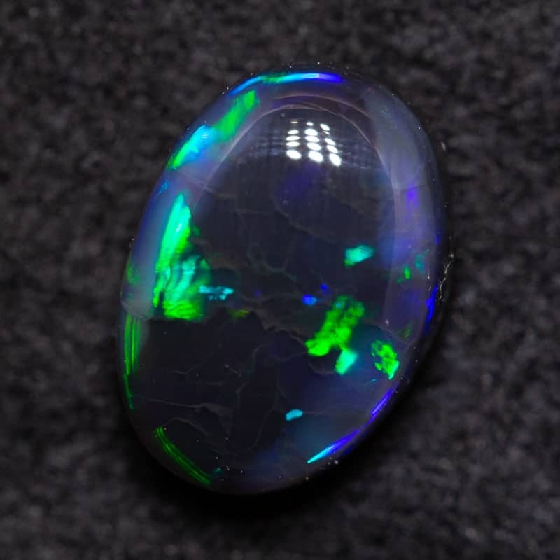1.38 ct black opal 8.6x6x4.1mm