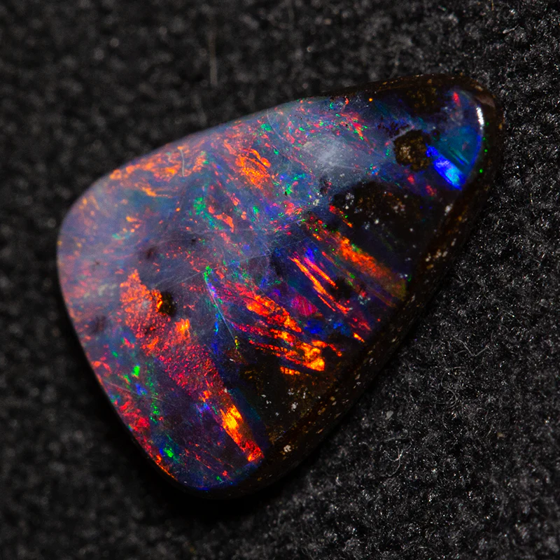 1.38 ct boulder opal 9.5x6.7x2.1mm