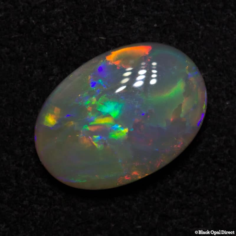 1.38 ct semi black opal 10x7x3mm