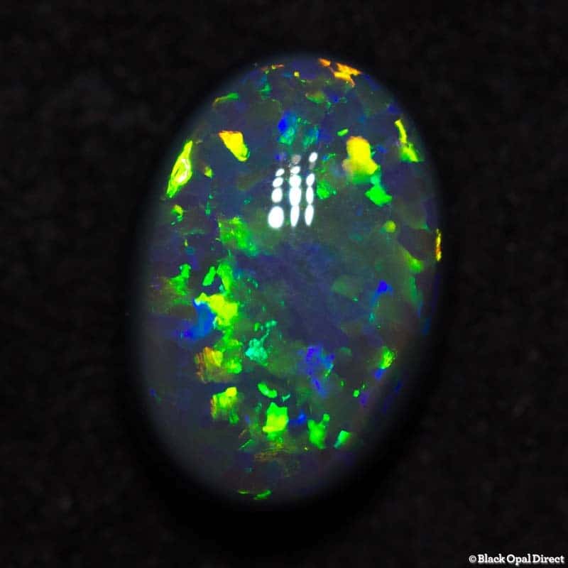 1.39 ct semi black opal 8x6x4mm