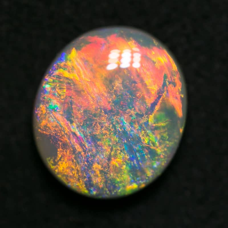 1.40 ct gem crystal opal 8x7x3mm