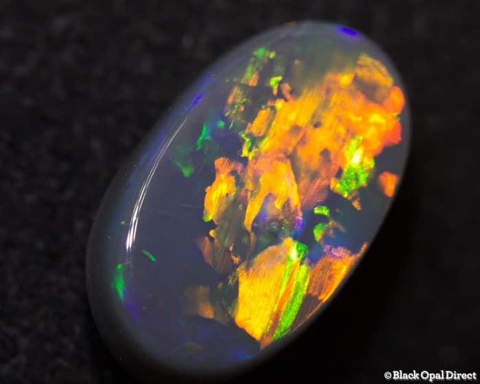 1.41 ct black opal 10x6x3.5mm