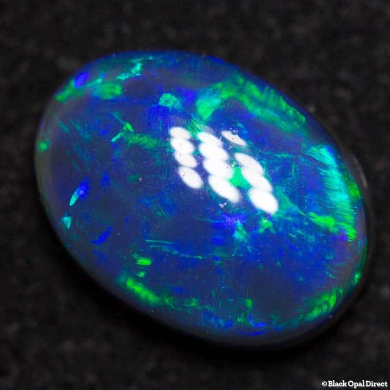 1.41 ct black opal 9x6.5x3mm