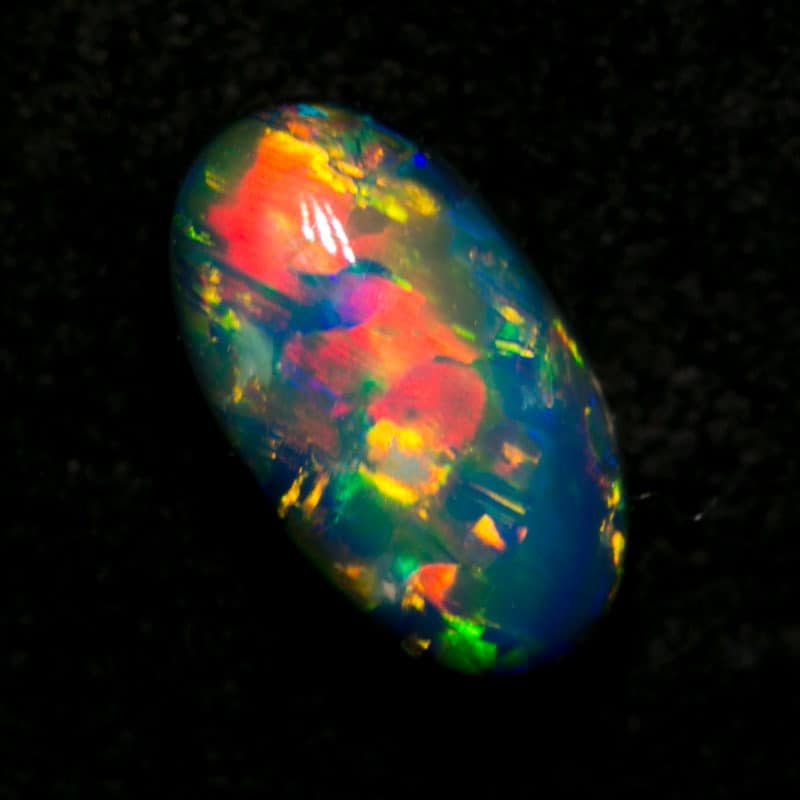 1.41 ct black opal gem 9x5x4.5mm
