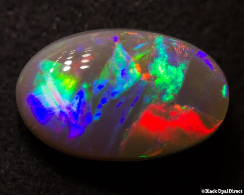 1.42 ct semi black opal 10.5x6x3mm