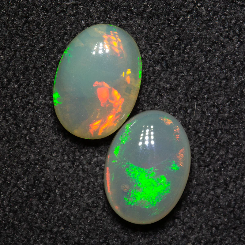 1.43 ct crystal opal pair 7.1x5.2x3.1mm