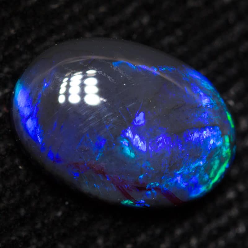 1.44 ct black opal 10.2x7.2x3mm