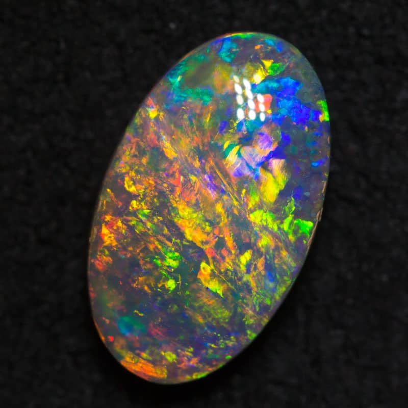 1.44 ct dark opal 10.6x6.3x3.3mm
