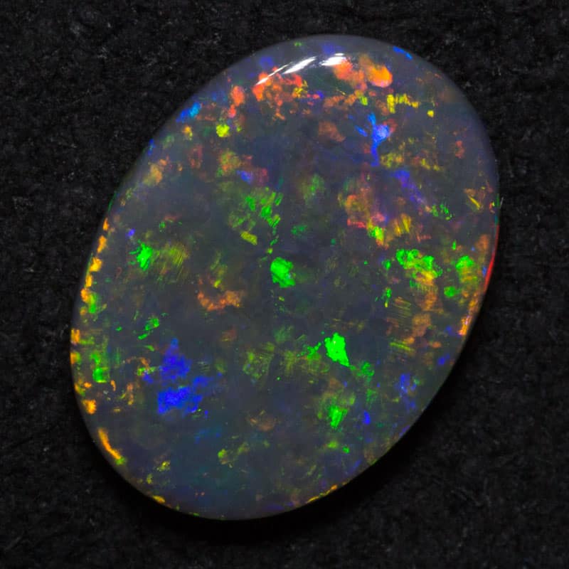 1.46 ct black opal 10.8x7.9x2.5mm