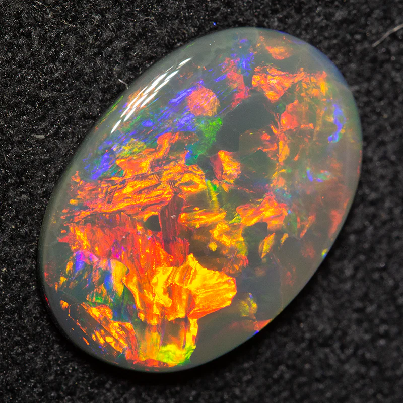 1.46 ct black opal 11.9x8.3x2.1mm