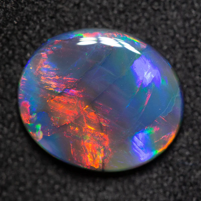 1.47 ct black opal 10.2x8.7x2.5mm
