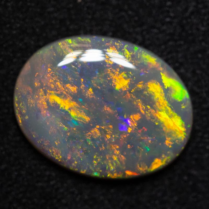 1.47 ct dark opal 11x8.5x2.3mm