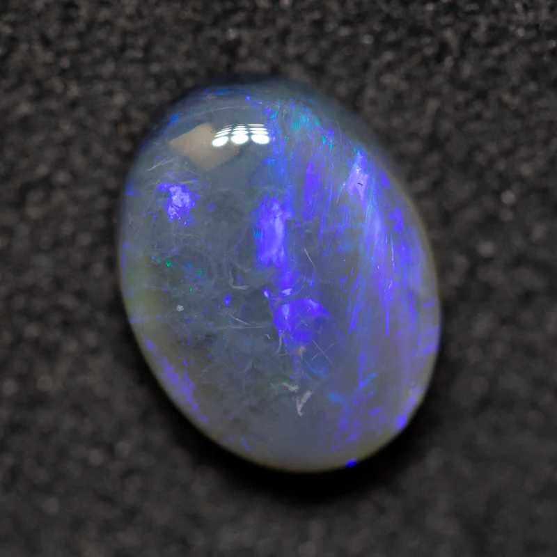 1.48 ct black opal 8.6x6.7x3.5mm