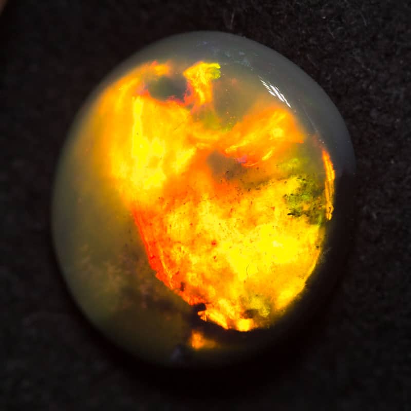 1.49ct black opal 9.4x8.4x2.7mm
