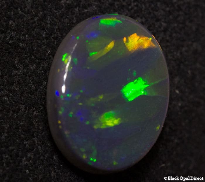 1.50 ct black opal 10x7.5x3mm