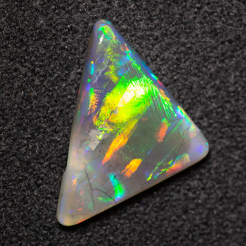 1.50 ct black opal 13.6x9.1x2.3mm