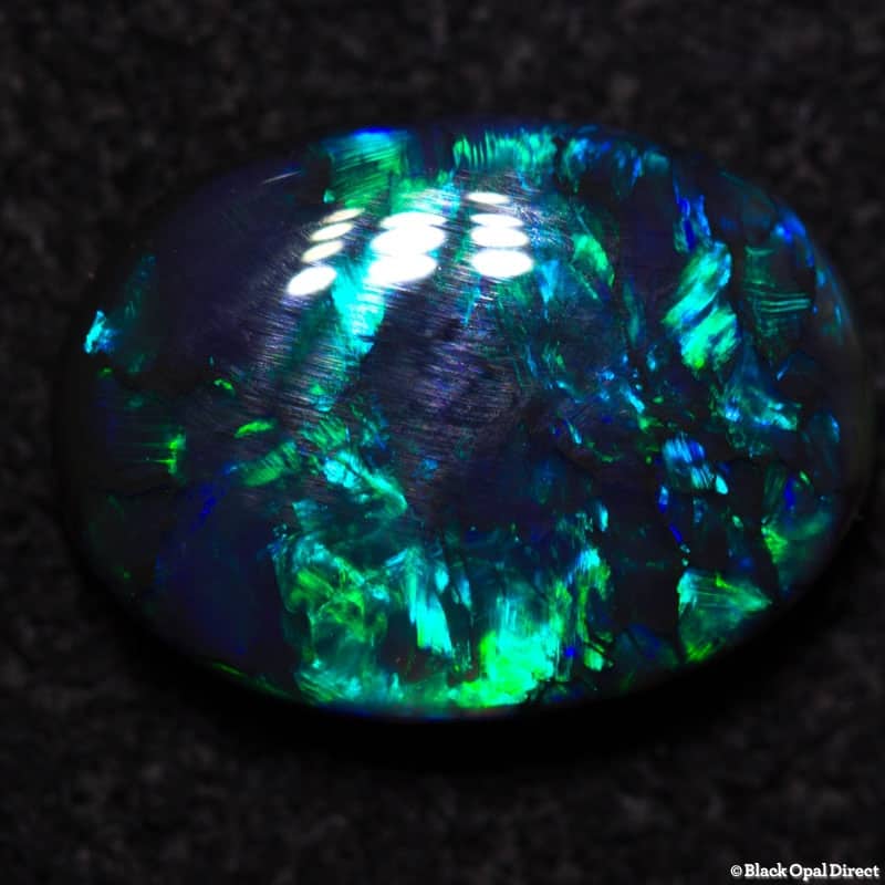 1.52 ct black opal 10x7x3mm
